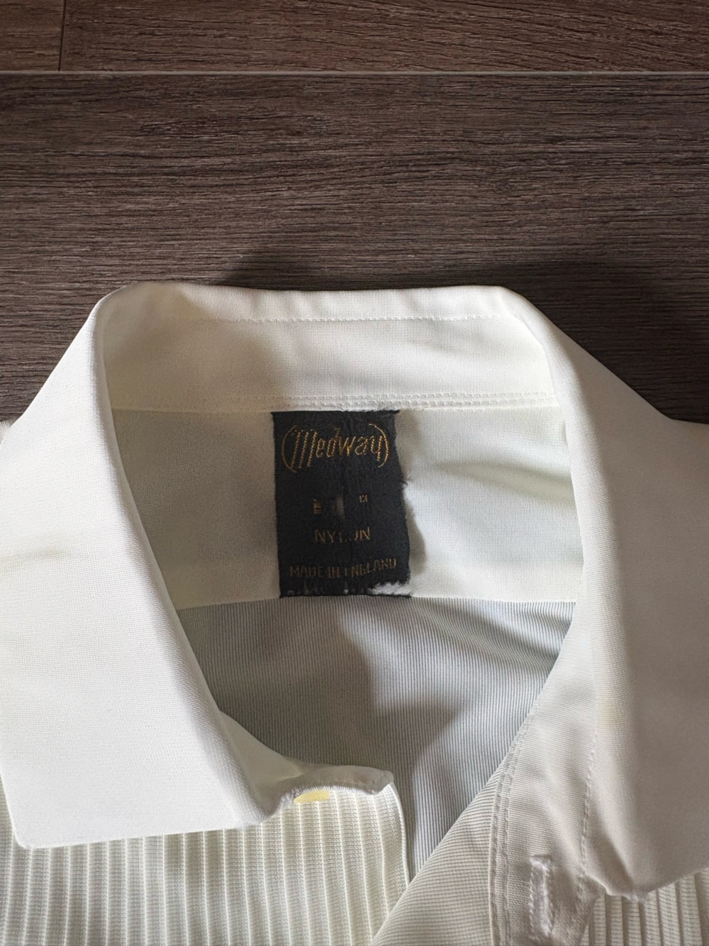 Classic White Pleated Front Men’s Dress Shirt - Picture 2 of 6